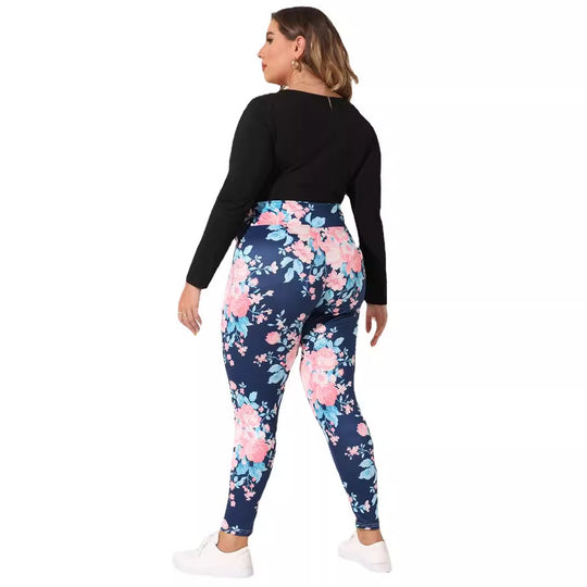 Damen Blumenleggings R&B