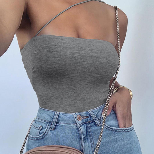 Damen Einseitiger Badeanzug mit figurbetonender Silhouette R&B