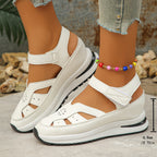 Damen sportive Sandalen mit verstellbaren Riemen und rutschfester Sohle R&B