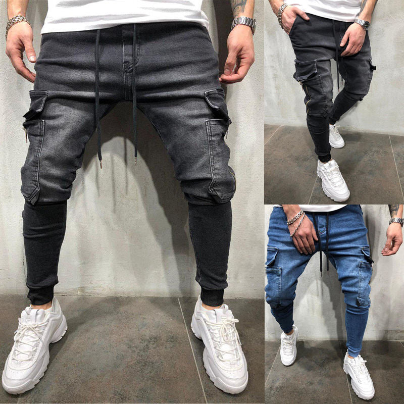 Herren Cargo-Jogginghose mit modischem Slim-Fit Schnitt und praktischen Taschen R&B