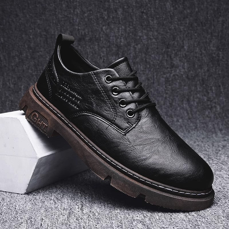 Herren Schnürschuhe aus hochwertigem Leder mit rutschfester Sohle R&B