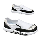 Damen Bequeme Slip-On Sneakers mit atmungsaktiver Oberflächenstruktur R&B