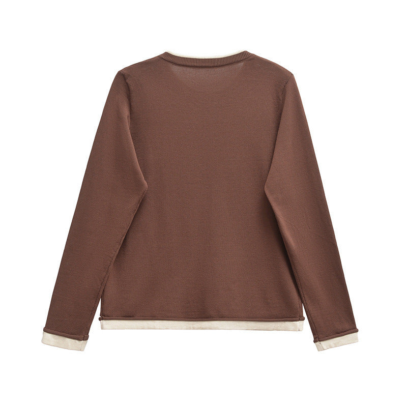 Damen Bequeme Strickjacke mit Taschen R&B