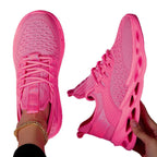 Damen Atmungsaktive Laufschuhe mit elastischem Obermaterial und griffiger Sohle R&B