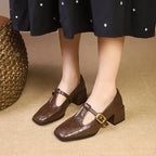 Damen Hochwertige Slingback-Pumps mit schickem Riemchen und quadratischer Zehenpartie R&B