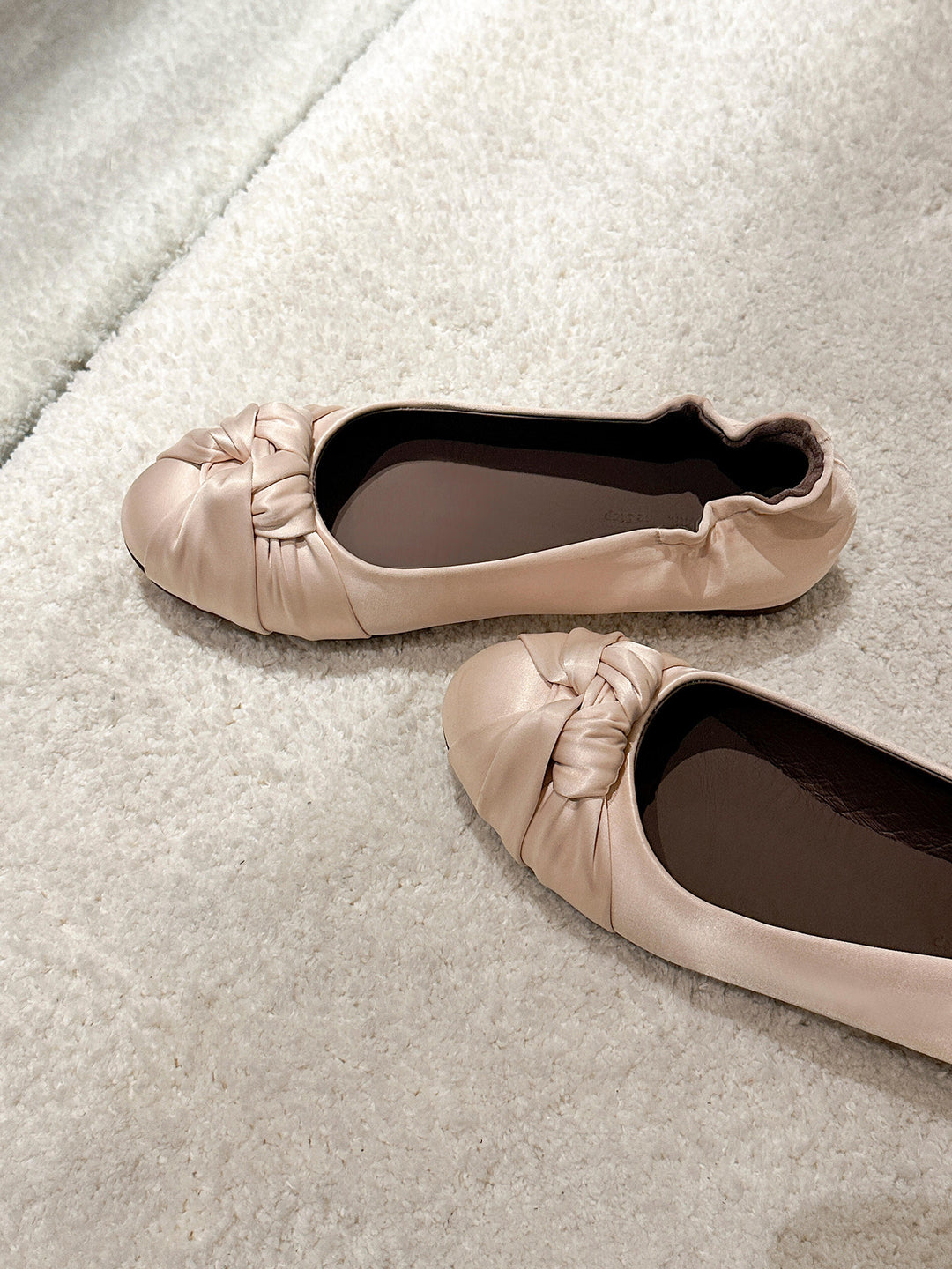 Damen Ballerinas mit weich gepolstertem Futter und eleganter Schleife R&B