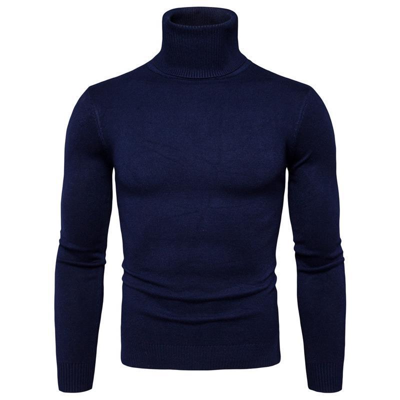 Herren Rollkragenpullover aus feiner Merinowolle R&B