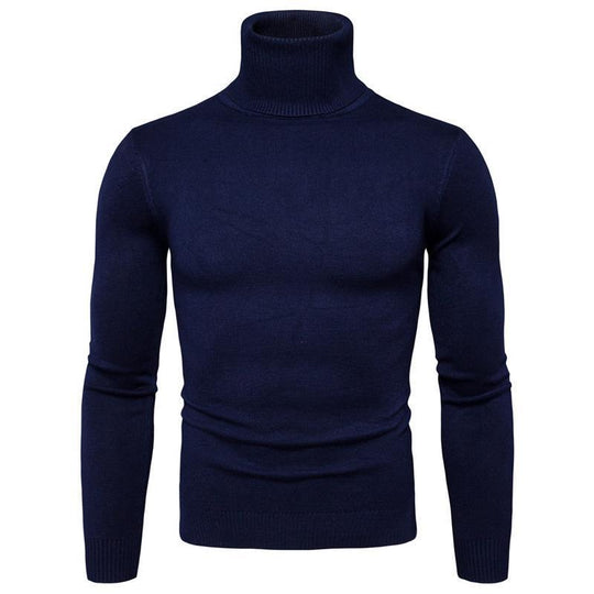 Herren Rollkragenpullover aus feiner Merinowolle R&B