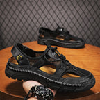 Herren Sportliche Freizeitsandalen mit verstellbarem Riemensystem R&B