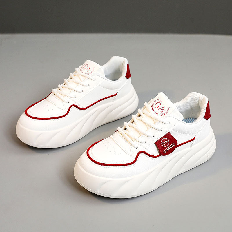 Damen sportliche Sneakers mit luftiger Mesh-Oberfläche und modischem Profil R&B