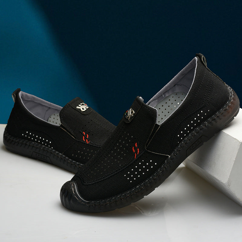 Damen Atmungsaktive Slip-On Freizeitschuhe mit rutschfester Sohle R&B
