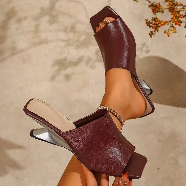 Damen elegante Mules mit hohem Komfort und modischem Design R&B