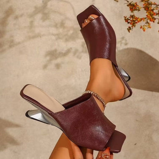Damen elegante Mules mit hohem Komfort und modischem Design R&B