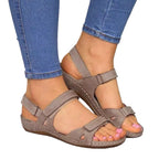 Damen Komfortable und stilvolle Sandalen mit verstellbaren Riemen R&B
