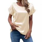 Damen Satinbluse R&B