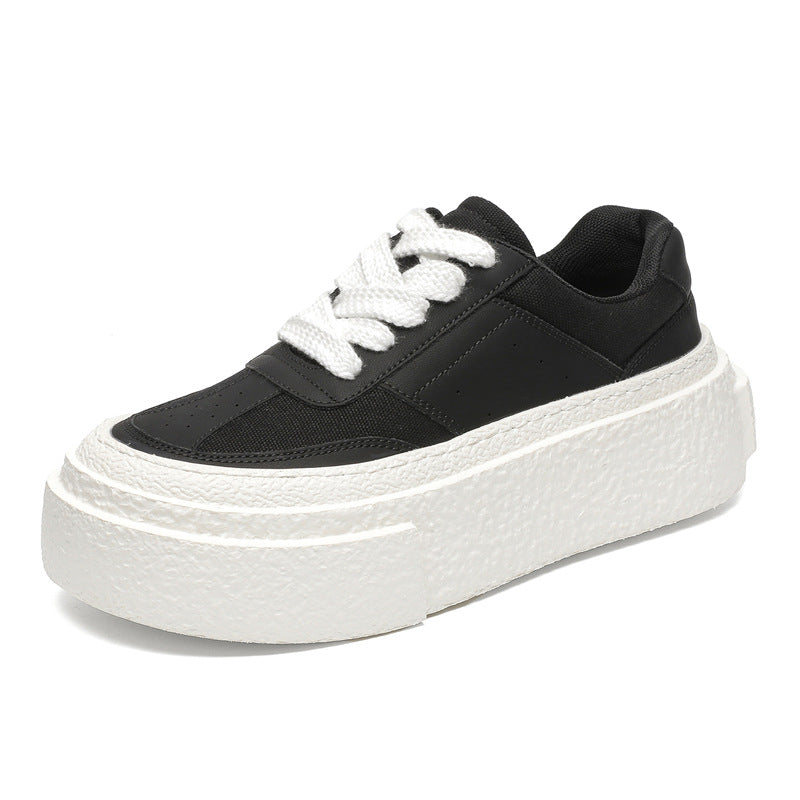 Damen Modische Plateau Sneakers mit strukturierter Sohle R&B