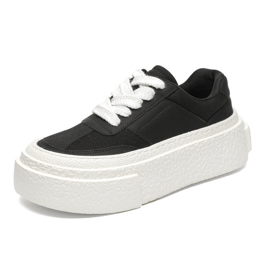 Damen Modische Plateau Sneakers mit strukturierter Sohle R&B
