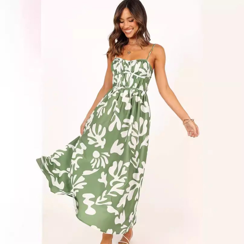 Damen Maxikleid mit floralem Druck R&B