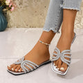 Damen Glitzernde Riemchen-Sandalen mit elegantem Design