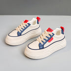 Damen Sportliche Plateau Sneakers mit modischem Design und bequemer Dämpfung R&B