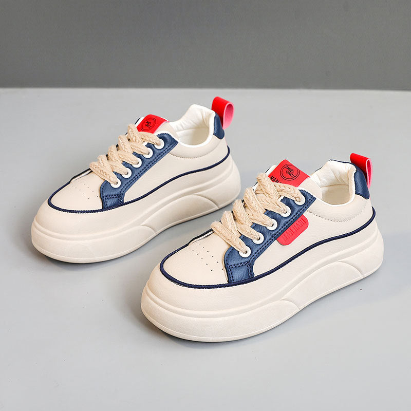 Damen Sportliche Plateau Sneakers mit modischem Design und bequemer Dämpfung R&B