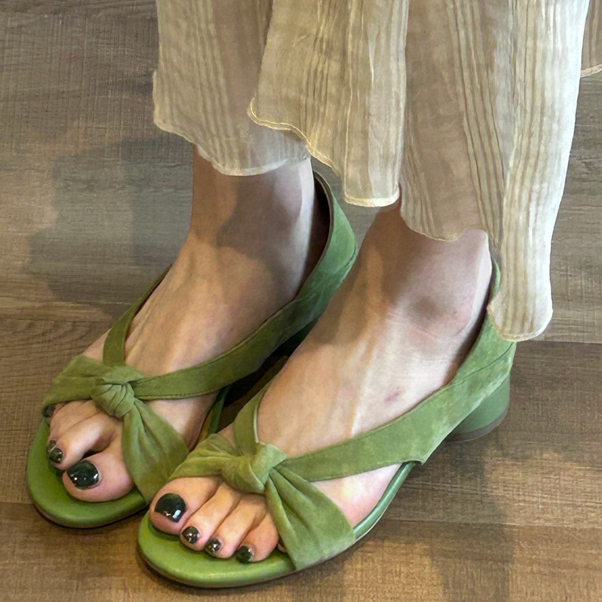 Damen Sandalen mit modischem Knoten-Design und komfortablem Fußbett R&B