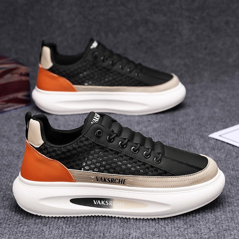 Damen Sportliche Sneakers mit atmungsaktiver Netzstruktur und leichter Laufsohle R&B