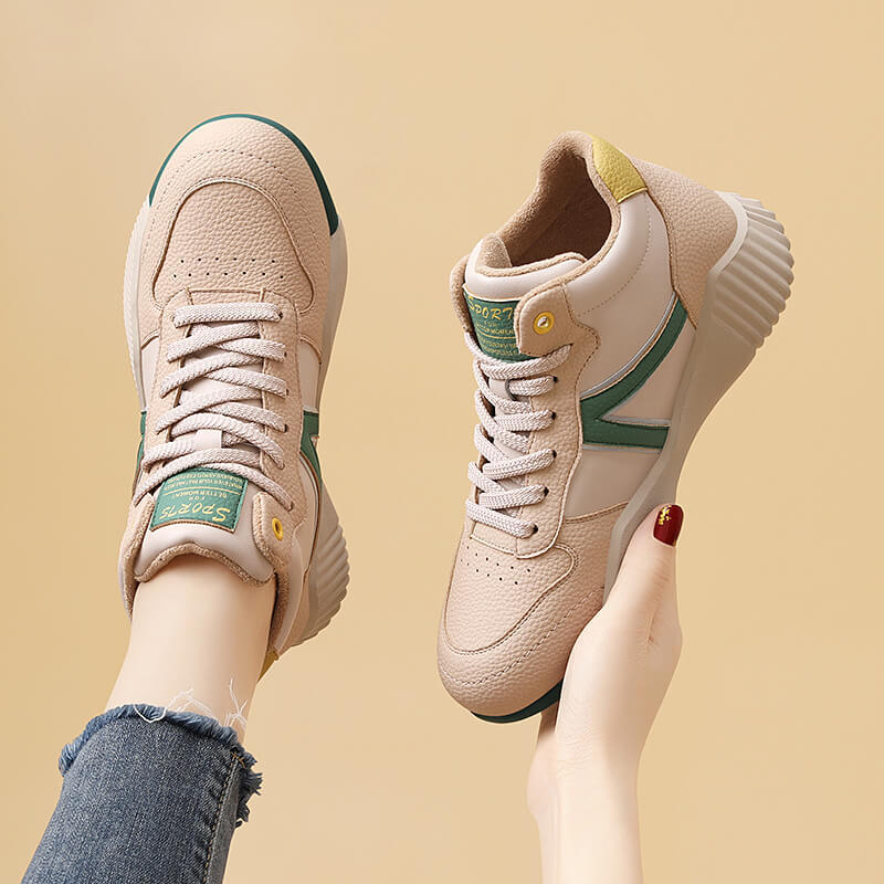 Damen Komfortable Sneakers mit hochdämpfender Sohle und atmungsaktivem Obermaterial R&B