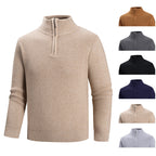 Herren Strickpullover mit hohem Kragen R&B