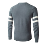 Herren Sportlicher Wollpullover mit strukturiertem Logo R&B
