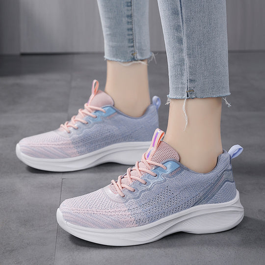 Damen Sportliche Laufschuhe mit atmungsaktiver Mesh-Konstruktion und bequemer Dämpfung R&B