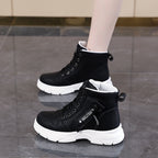 Damen hochformatige Sneakers mit stabiler Gummisohle und atmungsaktiver Innenpolsterung R&B