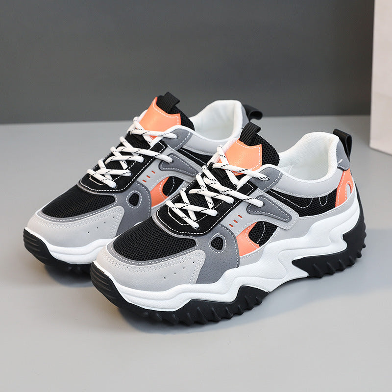 Damen Sportliche Sneakers mit atmungsaktiver Netzstruktur und griffiger Sohle R&B