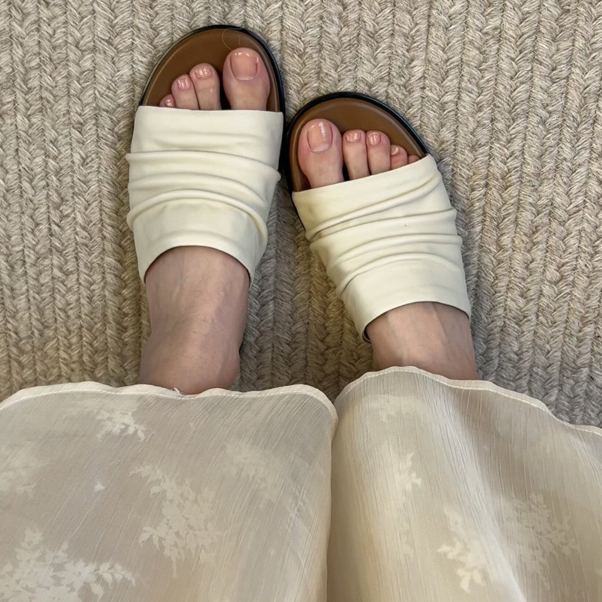 Damen lässige und elegante Pantolette R&B