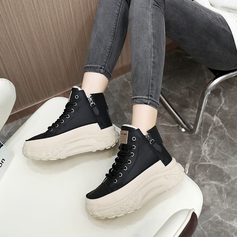 Damen Hohe Sneakers mit gepolstertem Innenfutter und strapazierfähigem Obermaterial R&B
