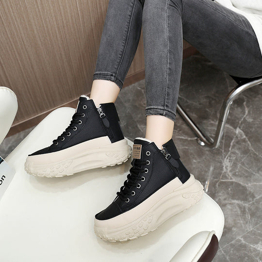 Damen Hohe Sneakers mit gepolstertem Innenfutter und strapazierfähigem Obermaterial R&B