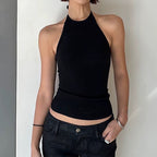 Damen Haltertop aus elastischem Material R&B