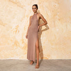 Damen elegantes gehäkeltes Strandkleid R&B