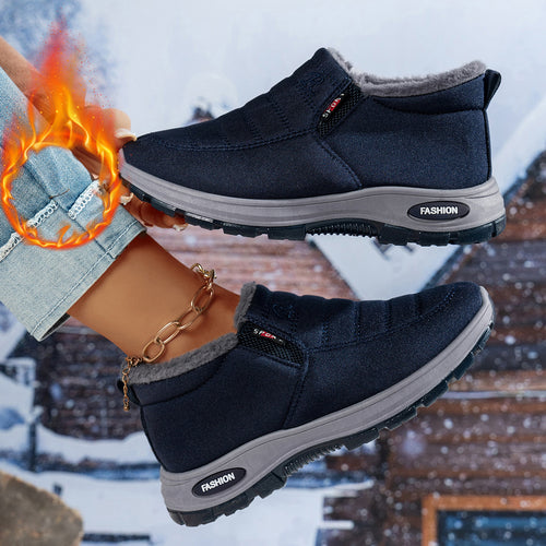 Damen Gemütliche Warmfutter-Stiefel im modernen Design R&B