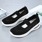 Damen Atmungsaktive Sneaker mit elastischem Riemchen und dämpfender Sohle R&B
