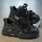 Damen Sportliche Sneakers mit atmungsaktivem Mesh-Obermaterial und robustem Sohlenprofil