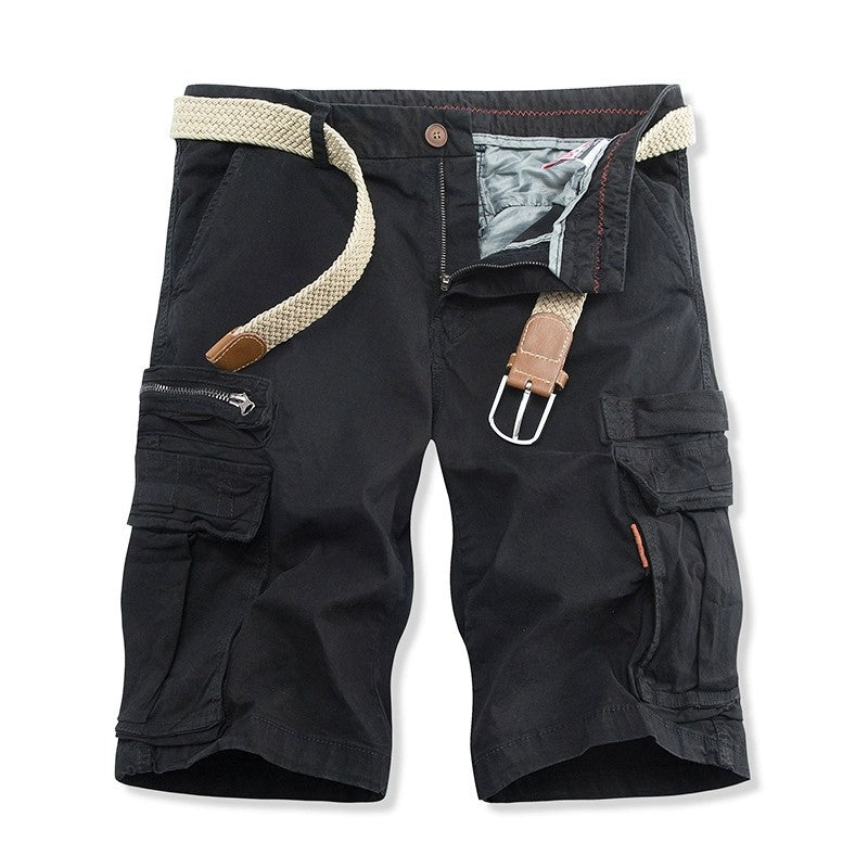 Herren Robuste Multi-Taschen Cargo-Shorts R&B