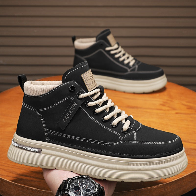Damen Hohe Sneakers mit weichem Innenfutter und rutschfester Sohle