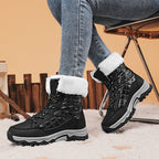 Damen Gefütterte Winterstiefel mit rutschfester Sohle und isolierendem Kunstfell R&B