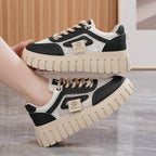 Damen Chunky Sneakers mit atmungsaktiver Mesh-Oberfläche und stabiler Gummisohle R&B
