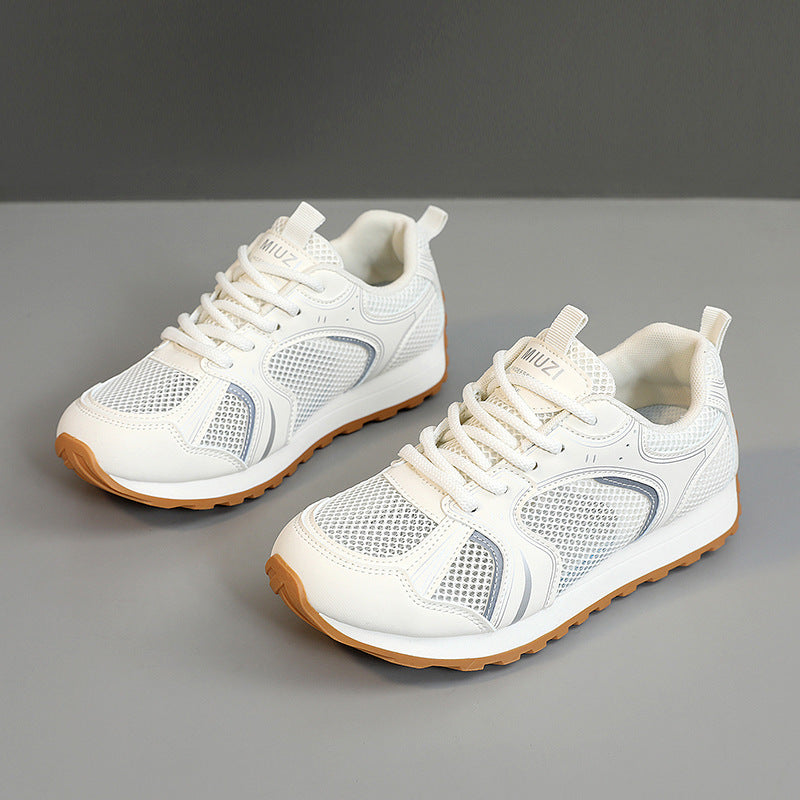 Damen Sportliche Sneakers mit atmungsaktivem Mesh-Obermaterial und stoßdämpfendem Fußbett R&B