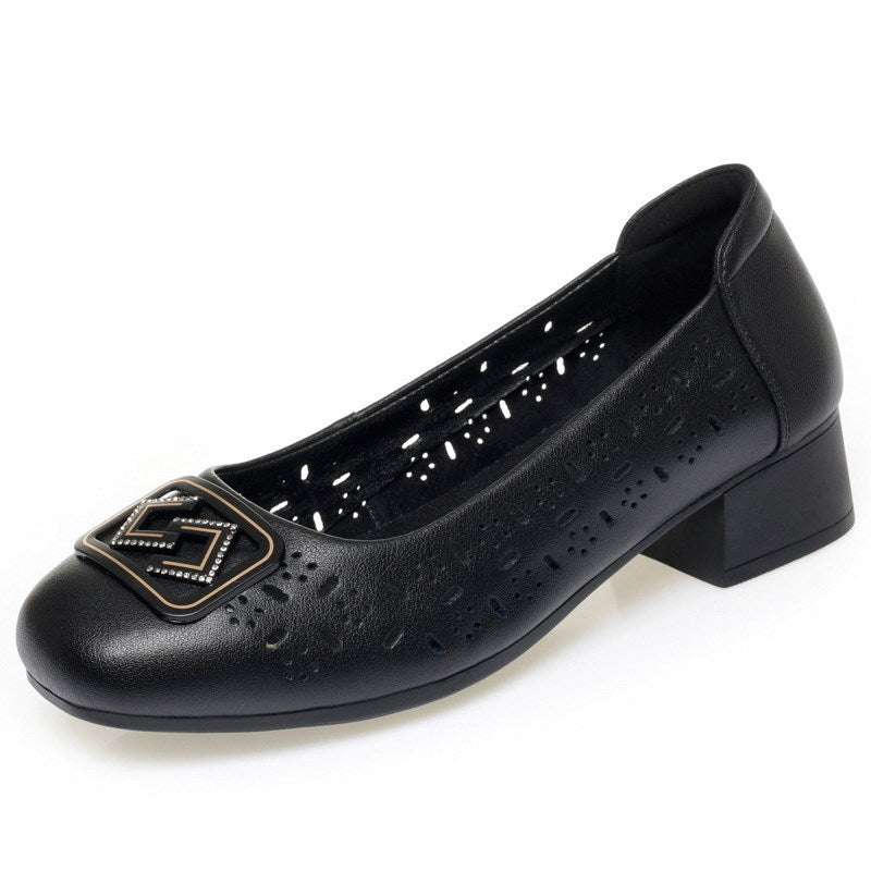 Damen Ballerinas mit modischen Cut-Outs und eleganter Verzierung R&B