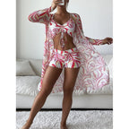 Damen Bikiniset mit lässigem Strandcover R&B
