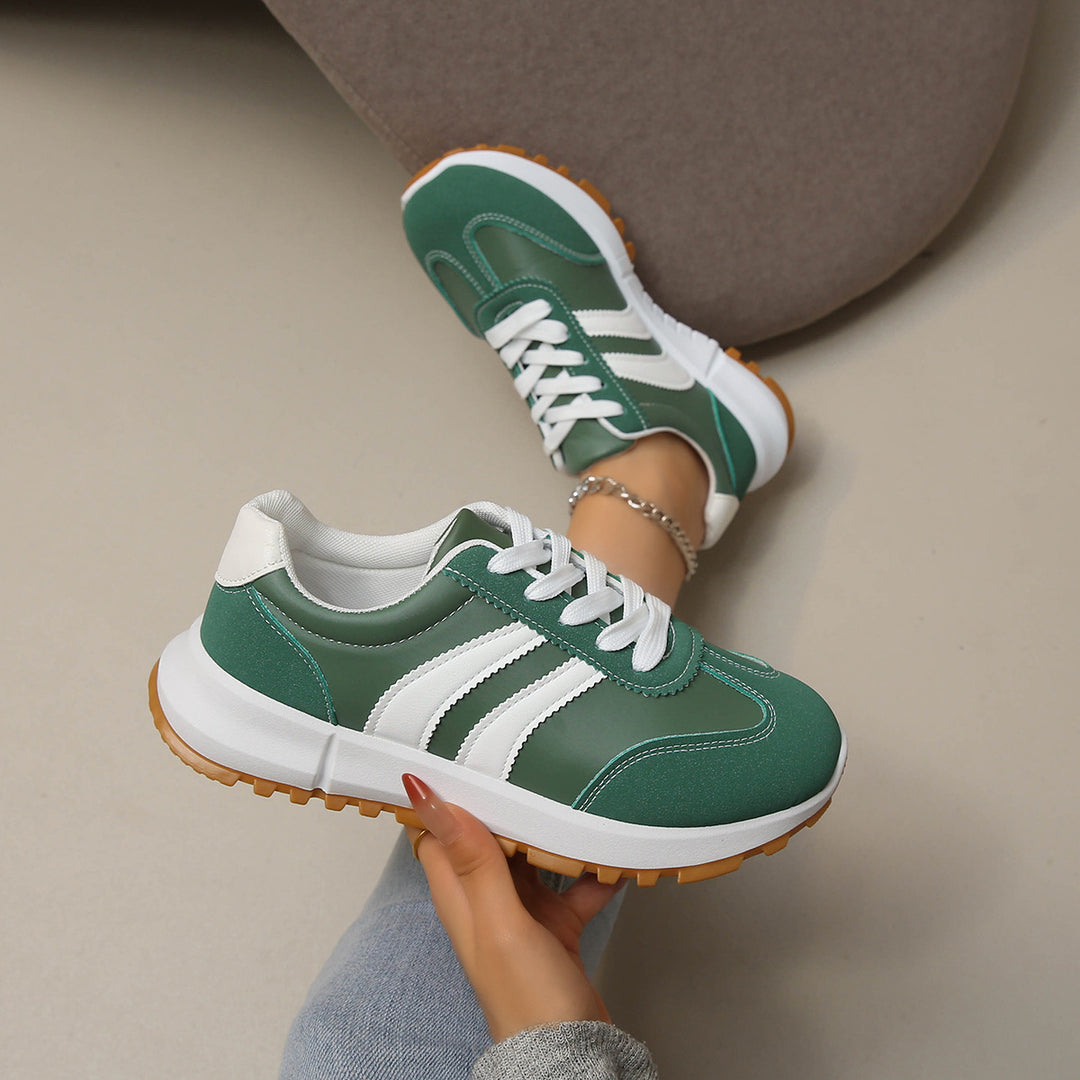 Damen Freizeitsneaker mit atmungsaktiver Oberflächenstruktur und rutschfester Sohle R&B
