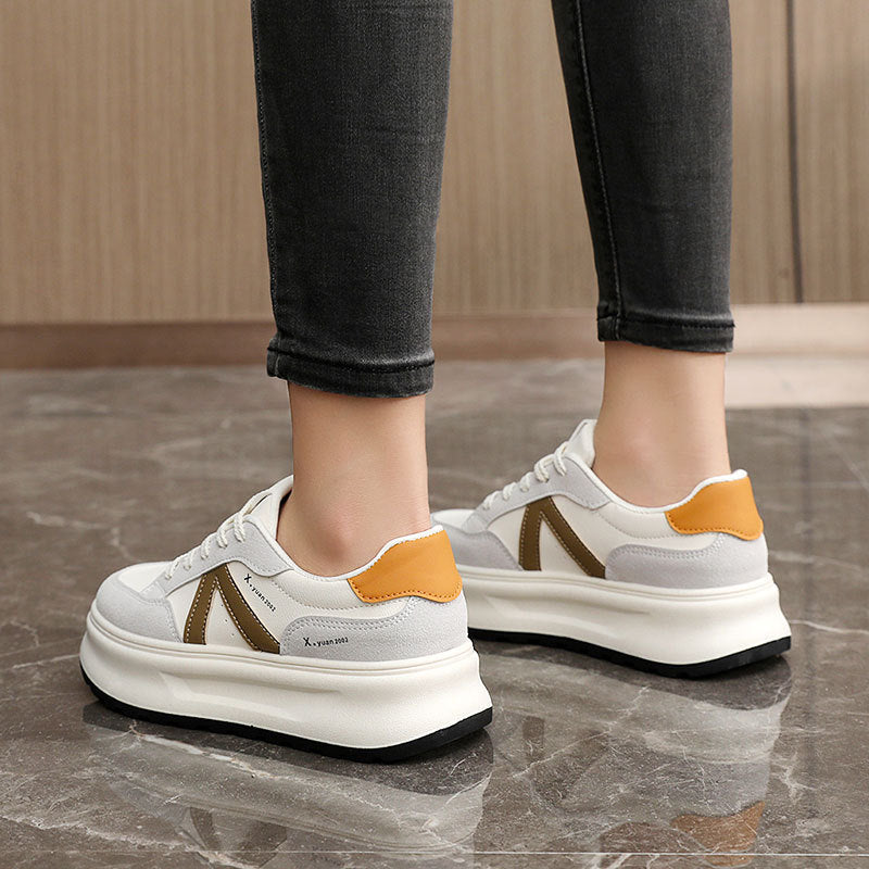 Damen modische Chunky Sneakers mit dämpfender Fußbetttechnologie R&B